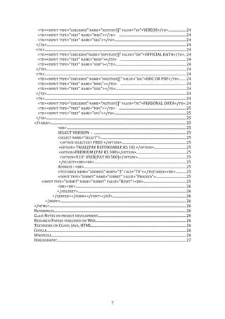 Project Report on Cloud Storage | DOC