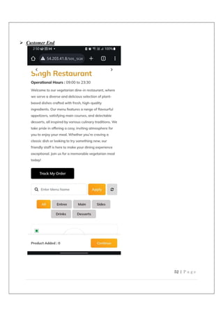 52 | P a g e
 Customer End
 