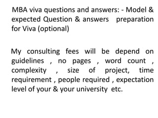 Project report titles for mba in real estate