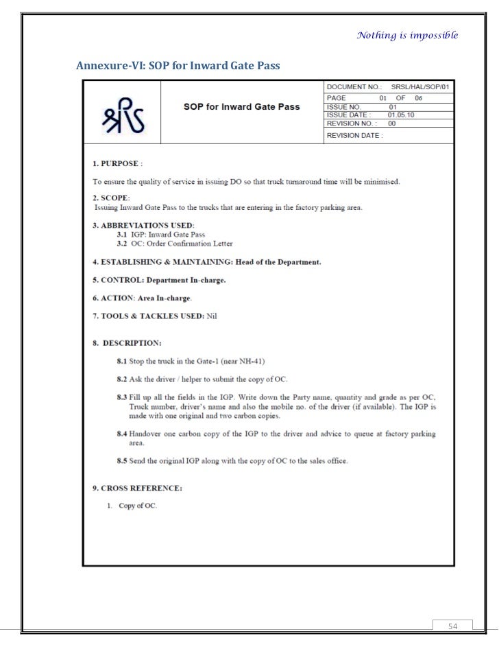 Project report on truck turnaround time