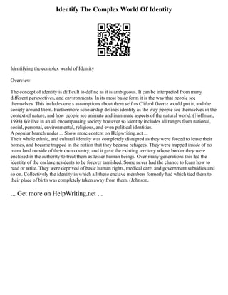 Geetz Base Form Project Report Writing Writing References And Appendices | PDF