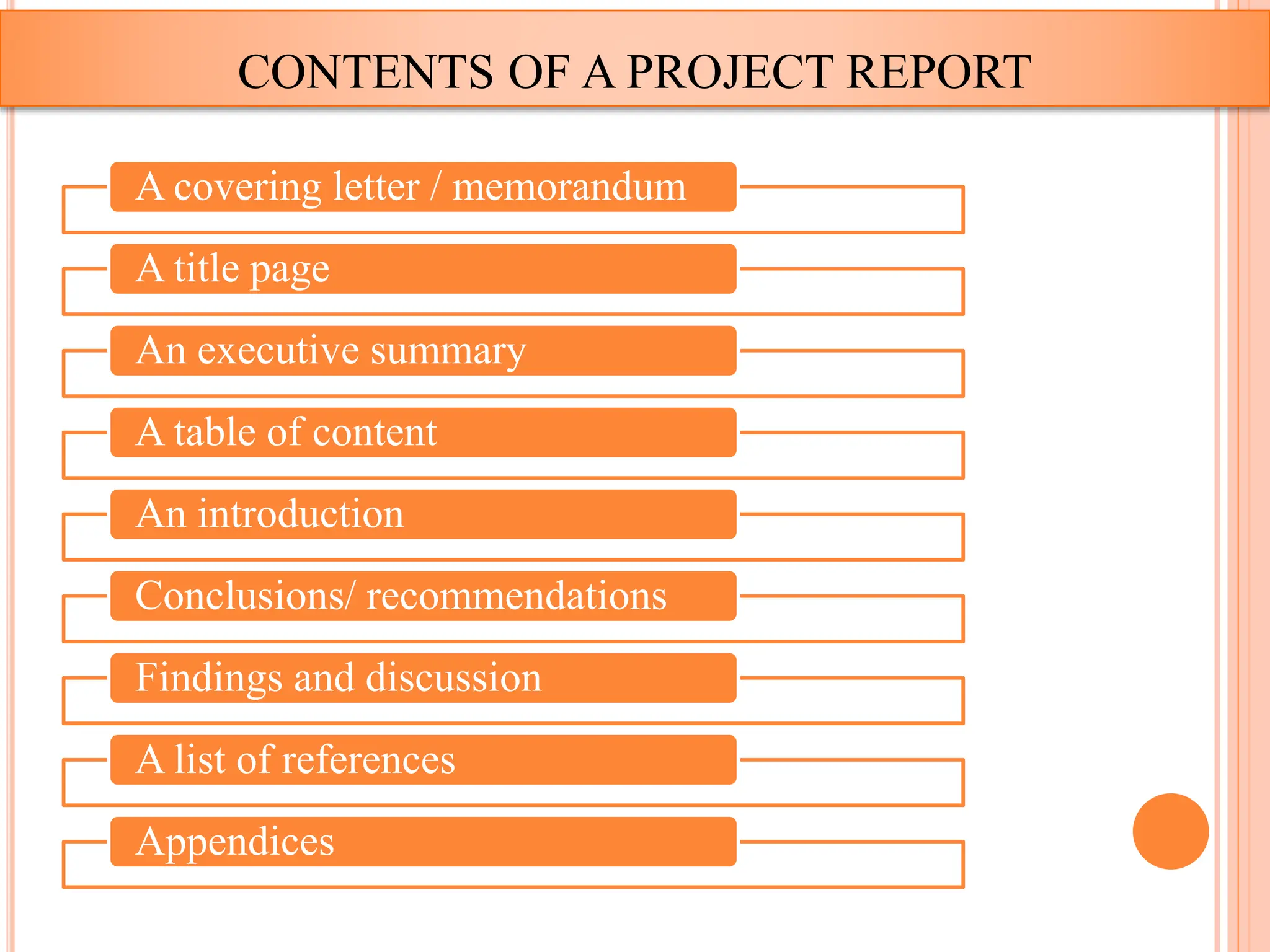 How to write Project Report Formatting (PR) | PPT