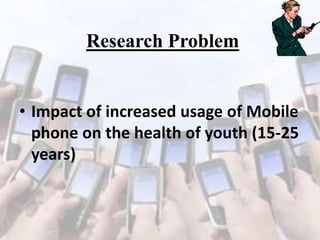 Project research studying factors effecting the use of mobile phones ...