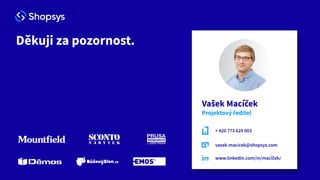 Project Restart 2022: Vašek Macíček - Case study: Co nám pomohlo vytvořit opravdu velký B2B e-commerce projekt