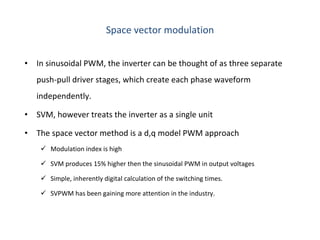 space vector PWM for 2 leg inverter | PPT