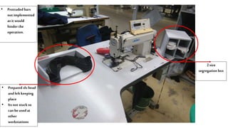 2 size
segregation box
• Prepared slv head
andfelt keeping
place
• Itsnot stuckso
canbeused at
other
workstations
• Protruded bars
not implemented
as it would
hinder the
operation.
 