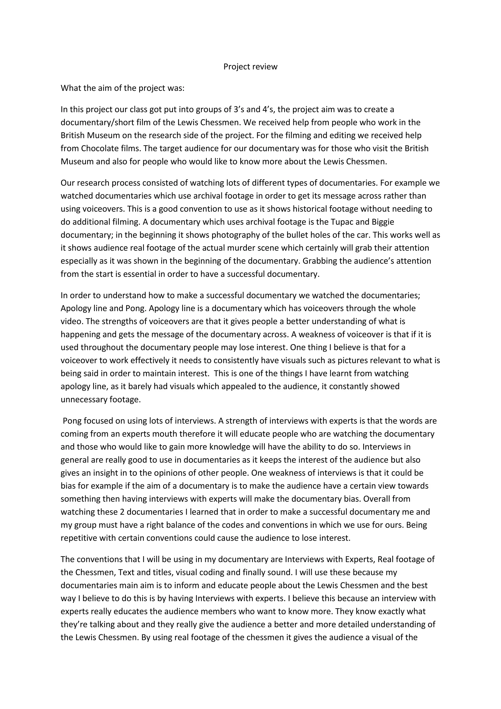 Project review - Amad | PDF