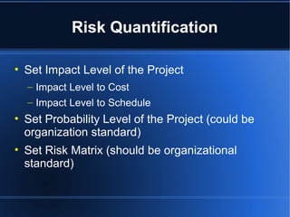Risk Management in Project Management | PPT