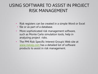 Project Risk Management ( With :Decision tree analysi,Simulation ...