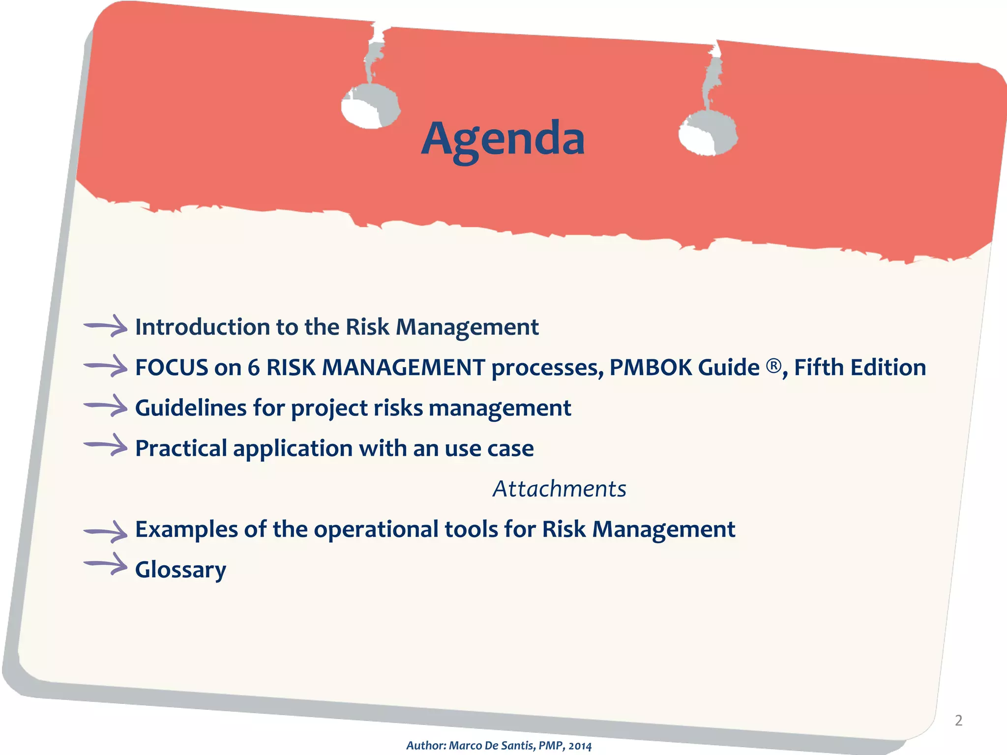 Project risk management - Methodology and application | PDF