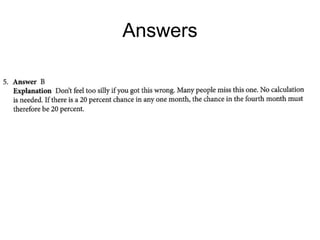 Answers
 
