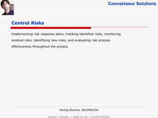 pmp study guide: project risk management control... Project Risk Management - PMBOK5 | PDF