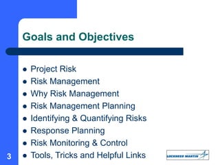 Why Risk Management Goals PMI project_risk_management_final_2022.ppt