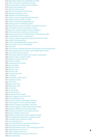 Projects at mega32-avr-projects-list-1197-projects | PDF