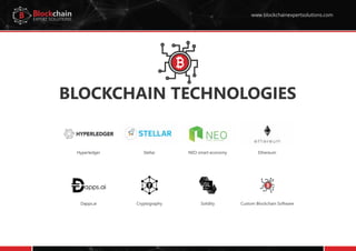 Blockchain Expert Solution portfolio