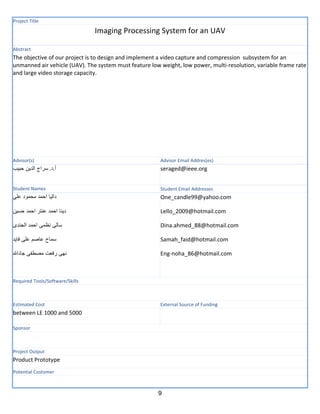 Projects 2009 ver3 | PDF