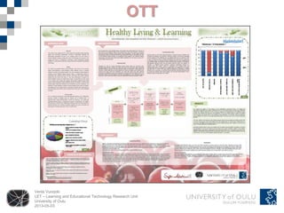 Venla Vuorjoki
LET – Learning and Educational Technology Research Unit
University of Oulu
2013-05-03
OTT
 