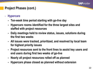 Best Practices for Managing a Large-Scale SAP System Consolidation ...