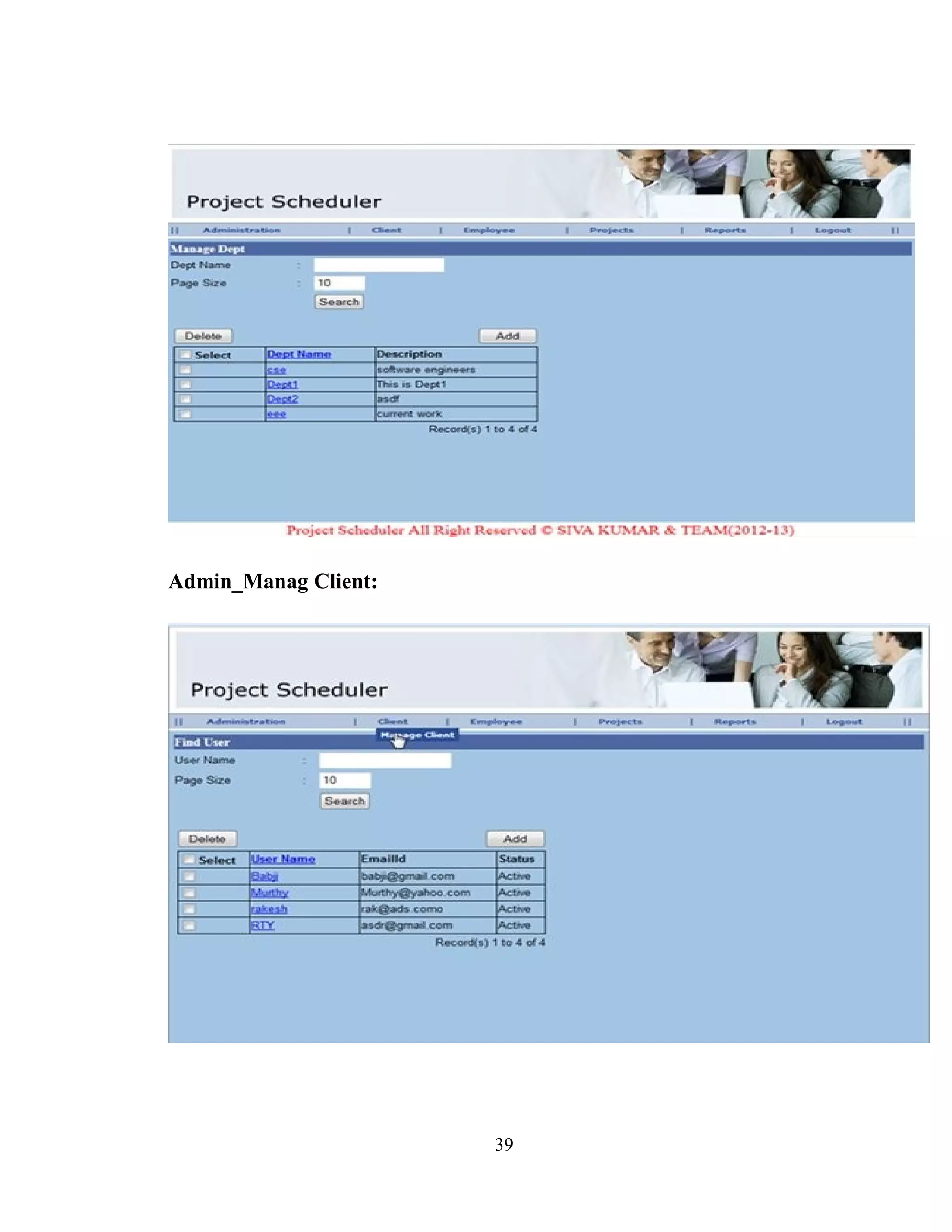 Admin_Manag Client:




                      39
 