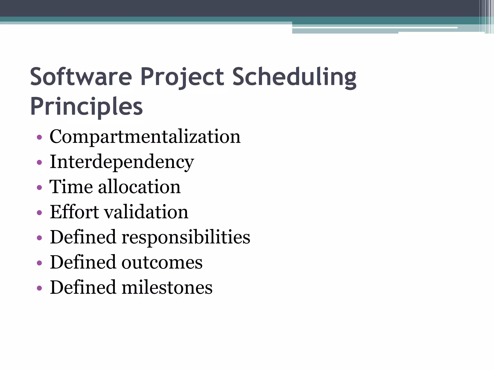 Project scheduling and tracking | PPTX | Business and Finance