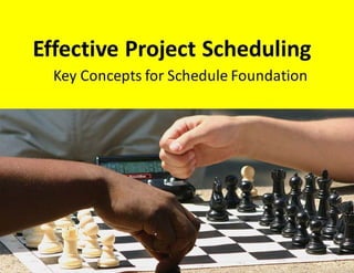 Project scheduling using ms project