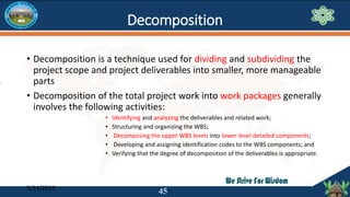 Project scope management and planning | PPTX