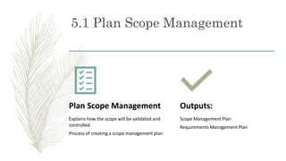 Project Scope Management Knowledge Area | PPTX
