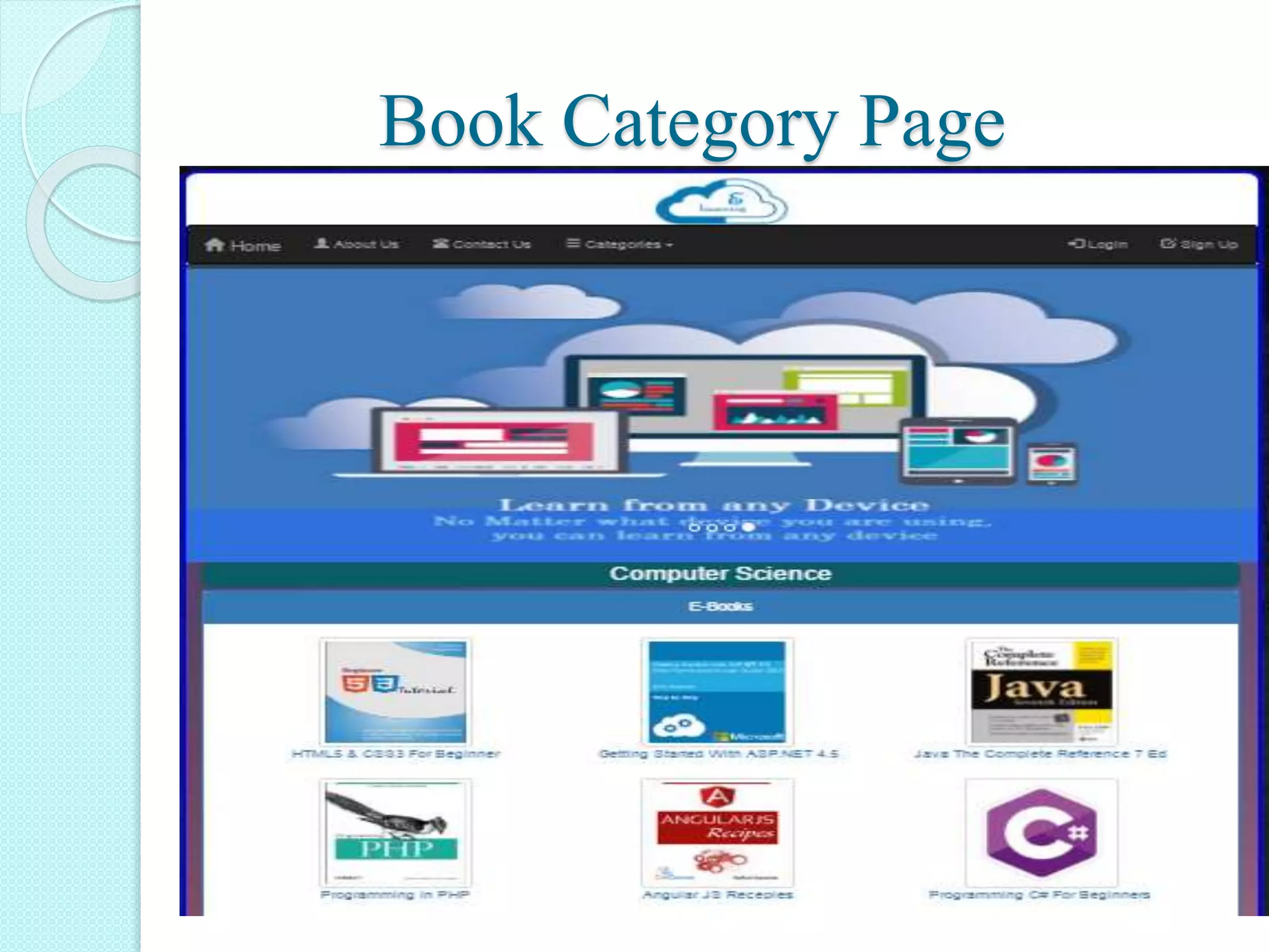 Book Category Page