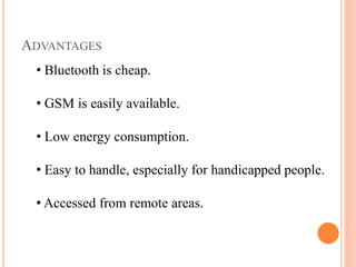 Smart Home Automation Using Android Bluetooth Gsm Ppt Smart Home Automation Using Android Bluetooth Gsm Ppt