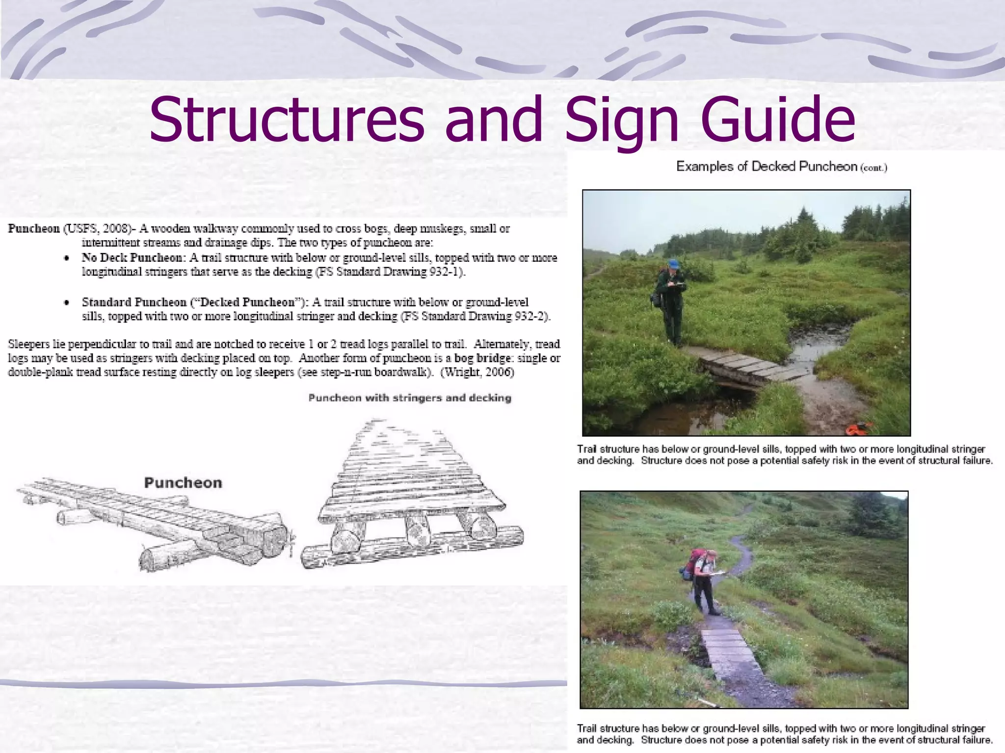 Structures and Sign Guide 