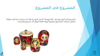 ‫المشروع‬ ‫في‬ ‫المشروع‬
‫مثل‬ ‫المشروع‬ ‫في‬ ‫المشروع‬‫الماتريوشكا‬‫محاو‬ ‫في‬ ‫عنه‬ ‫سنتحدث‬ ‫ما‬ ‫هذا‬ ‫الروسية‬ ‫الدمى‬‫لة‬
‫مشروع‬ ‫اي‬ ‫لهيكل‬ ‫العامة‬ ‫الرؤية‬ ‫توضيح‬ ‫و‬ ‫المشاريع‬ ‫تشعبات‬ ‫لتحليل‬‫ويكيبيدي‬.
 