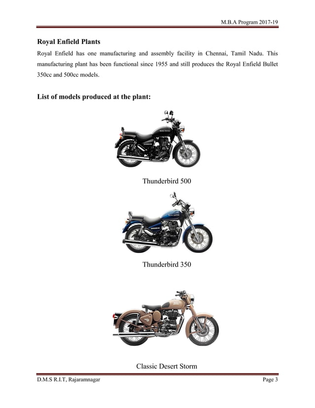 Customer satisfaction towards bikes of Royal Enfield