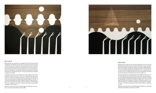 Klavierstück IX
                                                                                        Klavierstück IX
Klavierstück IX está inspirado en la composición musical del mismo título
de Karlheinz Stockhausen del año 1.961. Su carácter narrativo reside en                 Klavierstück IX is inspired in the musical composition of the same title by
el hecho de que sus tres lienzos (uno de gran formato y dos de formatos                 Karlheinz Stockhausen from the year 1961. Its narrative nature resides in
menores) pretenden representar respectivamente, el silencio anterior a                  the fact that its three canvases (one of great size and two of smaller propor-
la audición de la música, la audición misma de la música y el silencio pos-             tions) try to represent respectively, the previous silence to the concert, the
terior a la audición. De esta manera el proyecto no pretende reconstruir                concert itself and the subsequent silence of the concert. In this way the pro-
visualmente la composición musical, sino narrar la experiencia de quien                 ject does not try to visually reconstruct the musical composition, but rather
se expone a escucharla.                                                                 narrate the experience of the person who sets out to listen to it.
Las pinturas representan un mismo paisaje en tres momentos diferentes,                  The paintings represent one landscape in three different moments, con-
enlazando de manera inversa e irónica con la lógica del paisaje sonoro,                 necting inversely and ironically with the logic of the sonorous landsca-
ya que se construye una pintura de paisaje a partir de una experiencia                  pe, as a landscape painting is built from a sonorous experience instead
sonora en vez de evocar un determinado paisaje mediante el sonido. La                   of conjuring up a determined landscape through sound. The version of
versión de Zabell de Klavierstück IX se propone aludir a la experiencia mu-             Zabell of Klavierstück IX proposes to allude to the musical experience as a
sical como una experiencia subjetiva que no comienza ni acaba cuando                    subjective experience neither beginning nor ending when the composi-
lo hace la composición, sino que se enmarca dentro de la narración que                  tion does, but rather forming part of the narration which accompanies
acompaña a nuestras vidas.                                                              our lives.
Dentro del contexto de la obra de Zabell. Klavierstück IX tiene su antece-              Within the context of the work of Zabell, Klavierstück IX has its antecedent
dente en el proyecto Tannhäuser del año 2008.                                 52   53   in the project Tannhäuser from the year 2008.
 