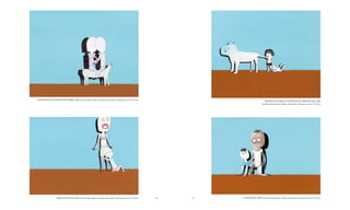 DOS ENCIMA DEL CUADRúPEDO SIN CABEZA, 2009. Desenho sobre madeira / Dibujo sobre madera / Drawing on wood. 27 x 22 cm
                                                                                                                                                              CHUPANDOLE EL RABO AL CUADRúPEDO DE CABEZA AZULADA, 2009
                                                                                                                                                            Desenho sobre madeira / Dibujo sobre madera / Drawing on wood. 27 x 22 cm




                     DEBAJO DE LA FALDA, 2009. Desenho sobre madeira / Dibujo sobre madera / Drawing on wood. 27 x 22 cm   82   83   A CUATRO PATAS, 2009. Desenho sobre madeira / Dibujo sobre madera / Drawing on wood. 27 x 22 cm
 