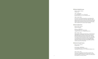 Galería Soledad Lorenzo
          Directora · Directora · Director
          Soledad Lorenzo

          Orfila, 5. 28010 Madrid
          Tel.: +34 913 082 887 / 8 · Fax: +34 917 023 105
          galeria@soledadlorenzo.com · www.soledadlorenzo.com

          Artistas · Artistas · Artists
          Ana Laura Aláez, Txomin Badiola, Miquel Barceló, Louise Bourgeois, Broto,
          Victoria Civera, George Condo, Jerónimo Elespe, Jon Mikel Euba, Philipp
          Fröhlich, Jorge Galindo, Pello Irazu, Adriá Juliá, La Ribot, Robert Longo, íñigo
          Manglano-Ovalle, Tony Oursler, Perejaume, Guillermo Pérez Villalta, Sergio
          Prego, Erik Schmidt, Soledad Sevilla, José María Sicilia, Jennifer Steinkamp,
          Tàpies, Juan Ugalde, Juan Uslé, Adriana Varejão, Suling Wang.


          Galería Rafael Ortiz
          Director · Director · Director
          Rafael Ortiz Domínguez

          Mármoles, 12. 41004 Sevilla.
          Tel.: +34 954 214 874 · Fax: +34 954 226 402
          info@galeriarafaelortiz.com · www.galeriarafaelortiz.com

          Artistas · Artistas · Artists
          Eugenio Ampudia, José María Baez, Manolo Bautista, José María Bermejo,
          Natividad Bermejo, Jaime Burguillos, Patricio Cabrera, Carmen Calvo,
          Miguel Ángel Campano, Teresa Duclós, Dorothea von Elbe, Equipo 57,
          Evru-Zush, Carlos Forns Bada, Jorge García Pfretzschner, Luis Gordillo,
          Curro González, Sara Huete, Juan Francisco Isidro, Carmen Laffón, Miki
          Leal, Luz Ángela Lizarazo, Pedro Mora, Nico Munuera, Ángel Padrón,
          Jesús Palomino, Alberto Peral, Pamen Pereira, José Miguel Pereñíguez,
          Guillermo Pérez Villalta, Betsabeé Romero, Manuel Rufo, Antoni Socías,
          Juan Suárez, Ignacio Tovar, Daniel Verbis.

          Galería Fernando Latorre
          Director · Director · Director
          Fernando Latorre

          Doctor Fourquet, 3. 28012 Madrid
          Tel.: +34 91 506 24 38 · Fax: +34 91 506 24 38
          madrid@galeriafernandolatorre.com · www.galeriafernandolatorre.com


          Artistas · Artistas · Artists
          Enzo Cucchi, Nino Longobardi, Ernesto Tatafiore, Jesús Fraile, Paco
          García Barcos, José Moñú, Marcello Trotter, Jorge Girbau, Teo González,
          Ibarrola, Pablo Milicua, Juan Sotomayor, Lidó Rico, Luis Gordillo, Antonio
90   91   Saura, Mapi Rivera, Evan Penny, Roscubas.
 