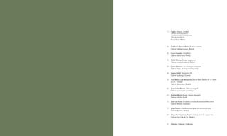 1 1 Lights, Camera, Action!
         [Até onde o fio do conto nos levar]
         [Hasta donde nos lleve el orden del relato]
         [Where the Story Takes Us]
         Óscar Alonso Molina


    24   Guillermo Pérez Villalta. El artista moderno
         Galería Soledad Lorenzo, Madrid

    30   Curro González. Hotel Fénix
         Galería Rafael Ortiz, Sevilla

    36   Pablo Milicua. Paisajes imaginarios
         Galería Fernando Latorre, Madrid

    42   Curro Ulzurrun. Las mentiras se construyen
         Galería Trinta, Santiago de Compostela

    48   Simon Zabell. Klavierstück IX
         Galería Sandunga, Granada

    54   Paco Mesa y Lola Marazuela. Idea de Norte. Paralelo 45º 25’ Norte
         EE.UU. - Canadá
         Galería Blanca Soto, Madrid

    60   Juan Carlos Bracho. Félix y su amiga F
         Galería Carles Taché, Barcelona

    66   Rodrigo Martín Freire. Espacio disponible
         Galeria Full Art, Sevilla

    72   José Luis Serzo. La insolita y reveladora historia de Pietro Ferro
         Galería Siboney, Santander

    78   Juan Zamora. Cuando un cuadrúpedo sin cabeza en el suelo
         Galería Moriarty, Madrid

    84   Alejandra Freymann. Fragmento de un sueño de campamento
         Galería Pepe Cobo & Cia., Madrid


    91   Galerias / Galerías / Galleries

8
 