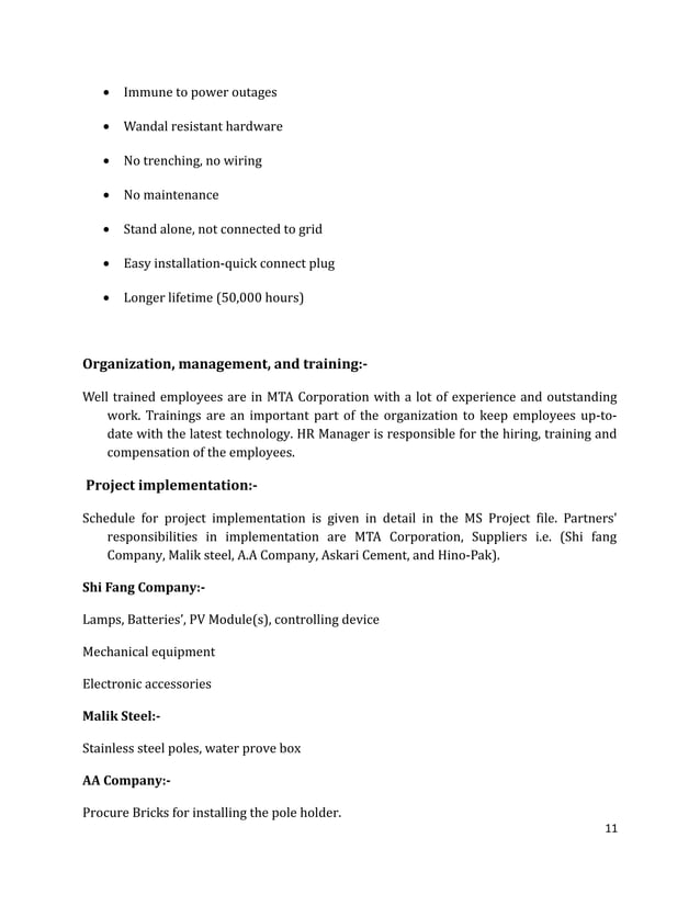 solar street light project report. PDF