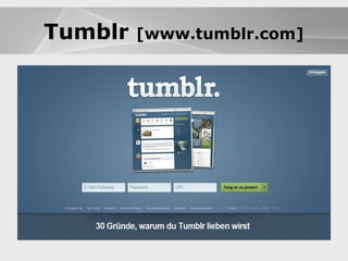 Tumblr (www.tumblr.com) Tumblr  [www.tumblr.com] 