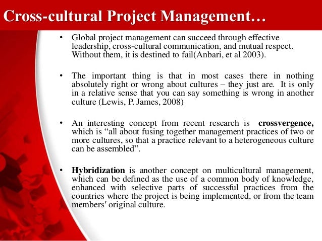 Intercultural management final assignment