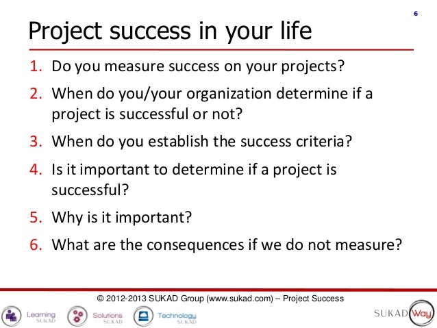 how to determine success