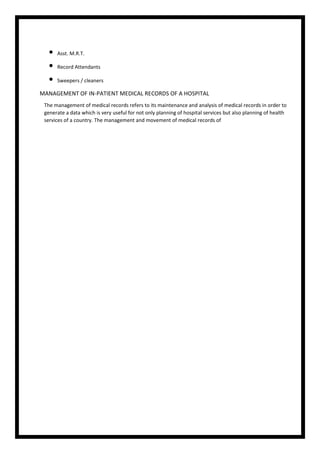 Medical record & Health information Technician | DOCX