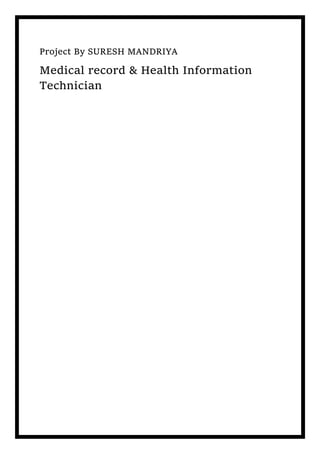 Medical record & Health information Technician | DOCX