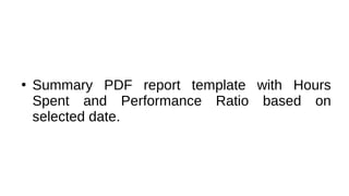 Project Task Timesheet Report | PDF