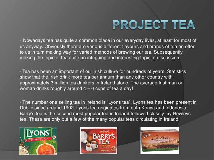 project on marketing of tea