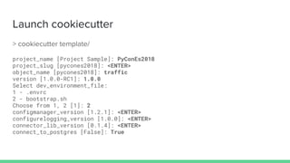 Project templates made with Cookiecutter | PDF