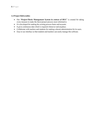 Project thesis management_system_in_context_of_iiuc | PDF