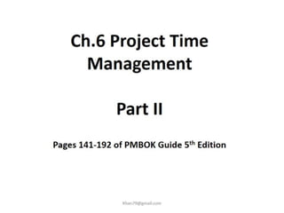 Project time management 2 final