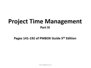 Project time management 3 final