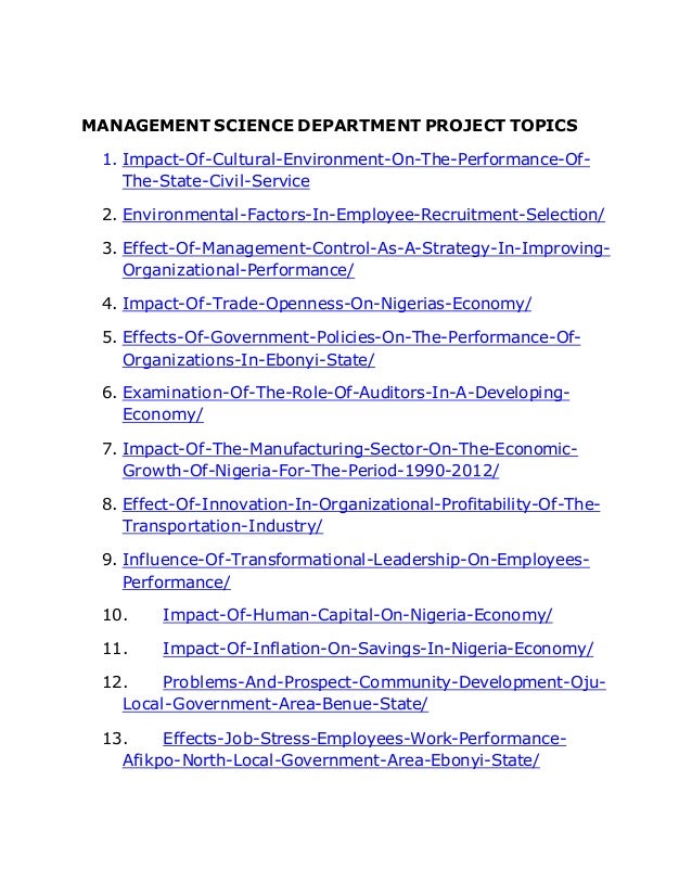 Research paper topics for software project management