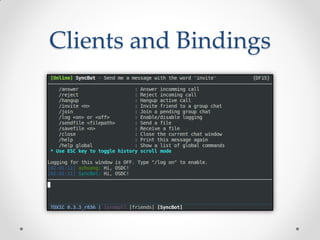 Clients and Bindings
 